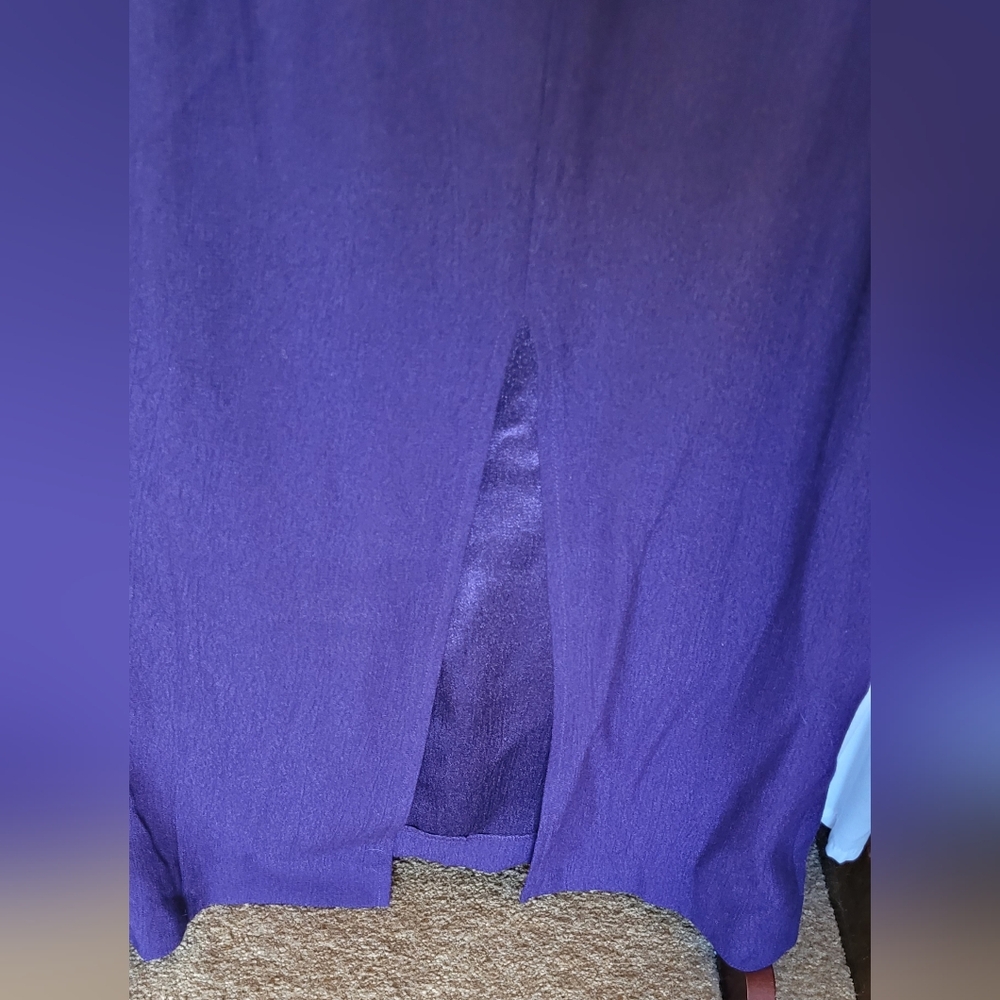 Coldwater creek 2 pc Purple Dress Size 10 (305) - Picture 6 of 7